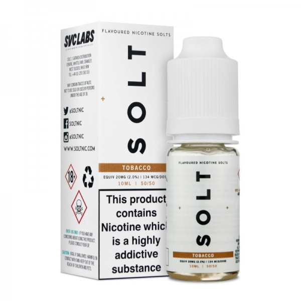 Solt Tobacco Nic Salt E-Liquid Ireland